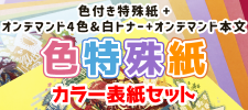 色特殊紙カラー表紙セット